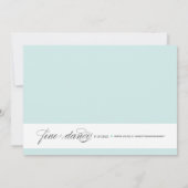 ELEGANT| BRIDAL SHOWING INVITATION EINLADUNG (Rückseite)