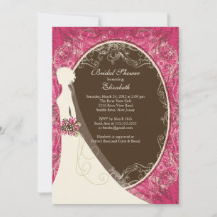 Elegant Bride Bridal Dusche Einladungen