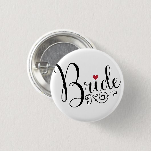 Elegant Bride Button (Vorne & Hinten)