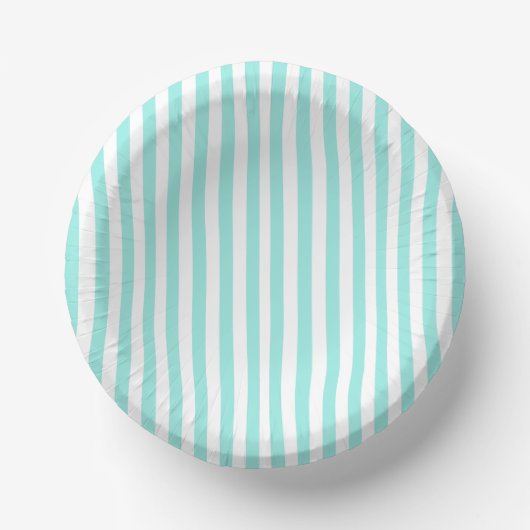 Elegant Bride & Co. Brautparty Teal Pappteller (Vorderseite)