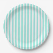Elegant Bride & Co. Brautparty Teal Pappteller (Vorderseite)