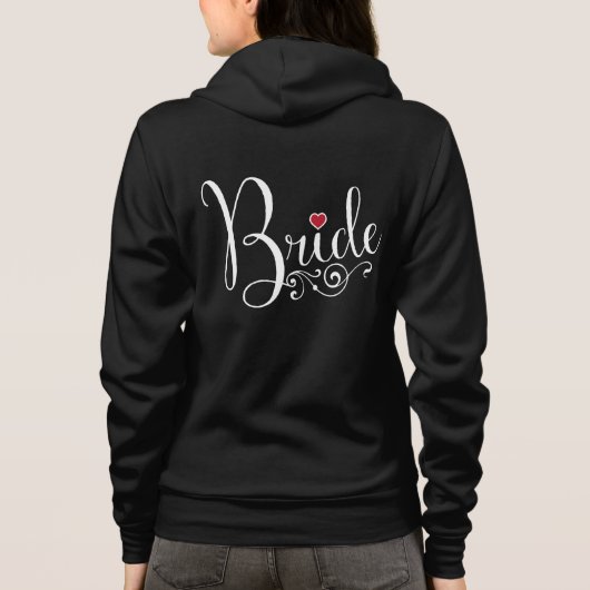 Elegant Bride Hoodie (Rückseite)