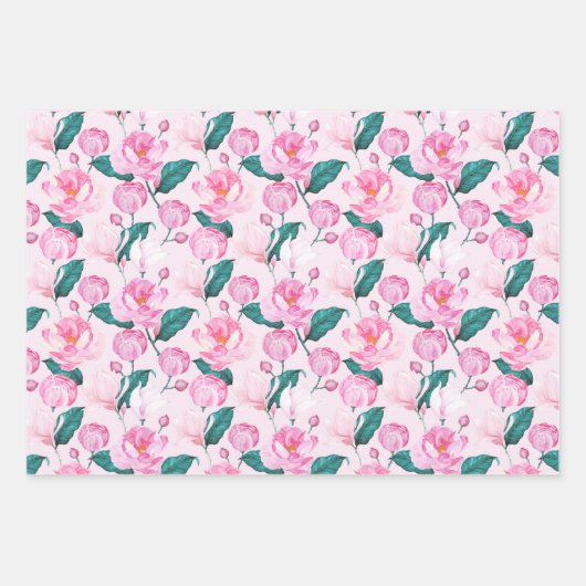 Elegant Bride Names Wedding Geschenkpapier Set (Vorderseite 3)