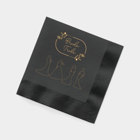 Elegant Bride Stbe Servietten Mit Folie (Links)