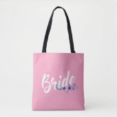 Elegant Bride Wedding Calligraphy | Tasche (Vorderseite)