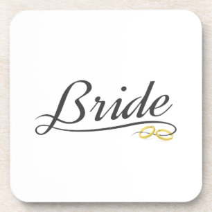 Elegant Bride Wedding Calligraphy UNTERSETZER