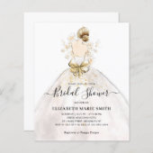 Elegant Bride Wedding Gown Dress Brautparty Inv (Vorne/Hinten)