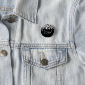 Elegant Bridesmaid Gefallen Silberleuchten Button (Beispiel)