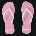 Elegant Bridesmaid Hochzeitkalligrafie Flip Flops Badesandalen<br><div class="desc">Für weitere Anpassungen klicken Sie bitte auf die Schaltfläche "Anpassen" und verwenden Sie unser Designwerkzeug, um diese Vorlage zu ändern. Wenn die Optionen verfügbar sind, können Sie Text und Bild ändern, indem Sie einfach auf "Text oder Bild hier bearbeiten/entfernen" klicken und Ihr eigenes Bild hinzufügen. Wenn Sie dieses Design einem...</div>