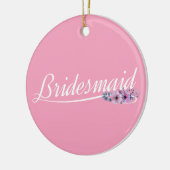 Elegant Bridesmaid Hochzeitskalligrafie Ornament (Links)