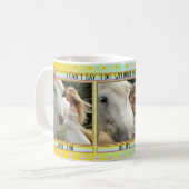 Elegant Bridesmaid Polka Dots Foto Tasse (Vorderseite Links)