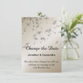 ELEGANT BRONZE & SCHWARZE DANDELION ÄNDERN DAS DAT (Stehend Vorderseite)