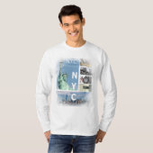 Elegant Brooklyn Bridge Nyc New York City T-Shirt (Vorne ganz)