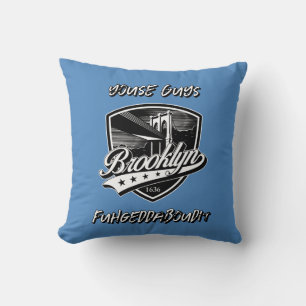 Elegant Brooklyn Logo Design Kissen