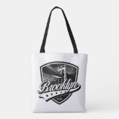 Elegant Brooklyn Shield und Swoosh Design Tasche (Rückseite)