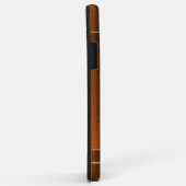 Elegant Brown Case mit Ihren Initialen (Hinten/Rechts)