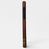 Elegant Brown Case mit Ihren Initialen (Hinten/Links)