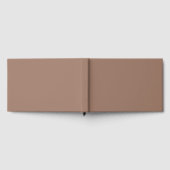 Elegant Brown Foil Gästebuch - Zeitlose Erinnerung (Voll)