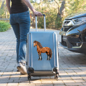 Elegant Brown Horse Aufkleber (Koffer Insitu)