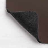 Elegant Brown Leather Texture Design Office Mousepad (Ecke)