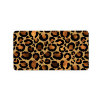 Elegant Brown Leopard Spots Wild Animal Glam