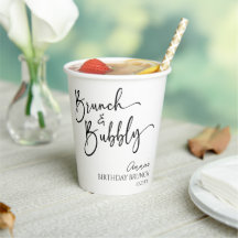 Elegant Brunch and Bubbly Birthday Brunch Party