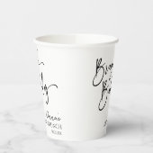 Elegant Brunch and Bubbly Birthday Brunch Party Pappbecher (Links)