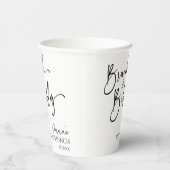 Elegant Brunch and Bubbly Birthday Brunch Party Pappbecher (Rechts)