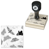 Elegant Brush Art Background — Modern Artistic Inv Gummistempel (Stempel)