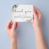 Elegant/Budget/ Dankeschön Karte. Flyer (Gruppe)