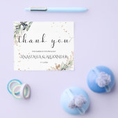 Elegant/Budget/ Dankeschön Karte. Flyer (Einzeln)