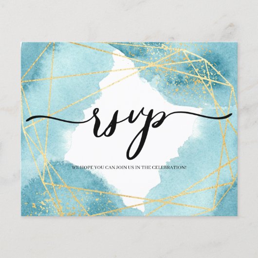 Elegant/Budget/RSVP-Karte. Flyer (Vorne)