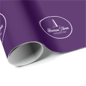 Elegant Buenos Aires Wrapping Paper Geschenkpapier (Rolleneckpunkt)