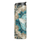 Elegant Bumble Bee Mandala Thermosbecher (Nach links gedreht)