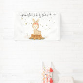 Elegant Bunny Rabbit wildlife farm forest animal Banner (InSitu)