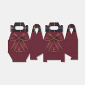 Elegant Burgundy Bow Luxury Onederful Birthday Geschenkschachtel (Ungefaltet)