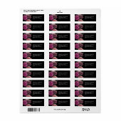 Elegant Burgundy Dark Moody Floral Black Wedding (Vorne)