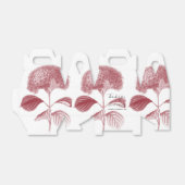 Elegant Burgundy Hydrangea Wedding Geschenkschachtel (Ungefaltet)