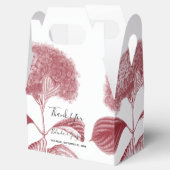 Elegant Burgundy Hydrangea Wedding Geschenkschachtel (Geöffnet)