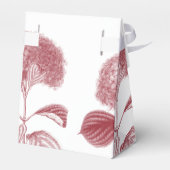 Elegant Burgundy Hydrangea Wedding Geschenkschachtel (Rückseite)