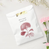 Elegant Burgundy Hydrangea Wedding Geschenktütchen (Versiegelt)