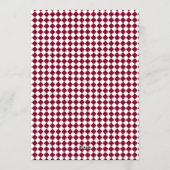 Elegant Burgundy Love Is in the Air Bridal Shower Einladung (Rückseite)