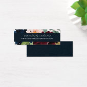 Elegant Burgundy Navy Floral Wedding Website UAWG (Schreibtisch)