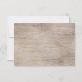 Elegant Burgundy Navy Florals mit Essensoptionen RSVP Karte (Rückseite)