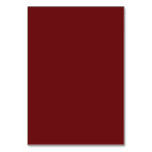 Elegant Burgundy Old Money Wedding Table Number Tischnummer (Rückseite)