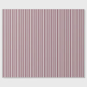 Elegant Burgundy Thin Striped Geschenkpapier (Flach)