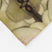 Elegant Burgundy und Brown Fleecedecke (Ecke)