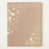 Elegant Burgundy Wedding Planer (Rückseite)