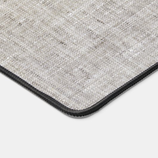 Elegant Burlap Schreibtischunterlage (Ecke)