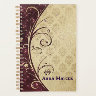 "Elegant Burnt Henna" Personalisiert Planer